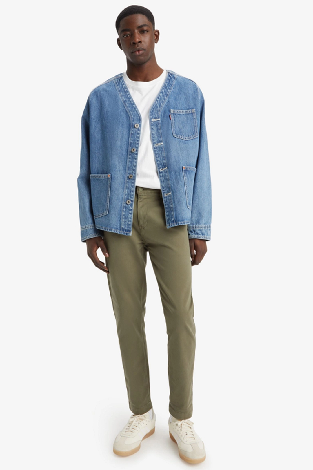Levi's Pantalon XX Chino Standard Taper - Homme - Noir / Mineral Black Shady - 40X34
