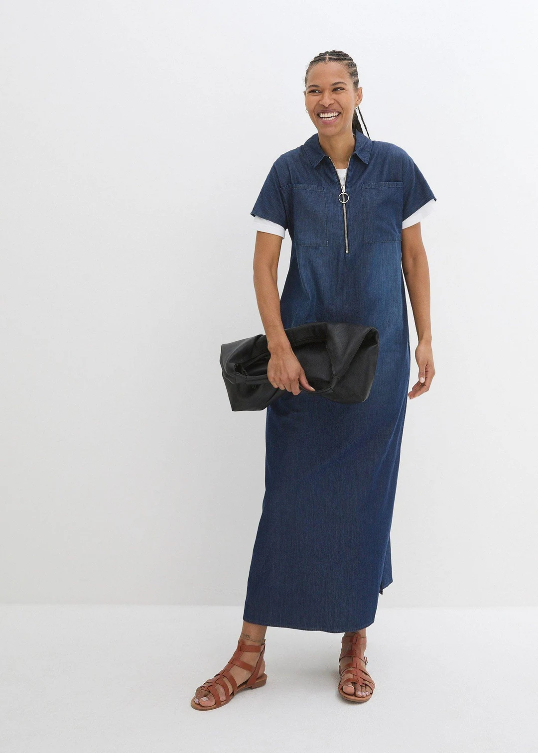 Robe longue en jean - 2