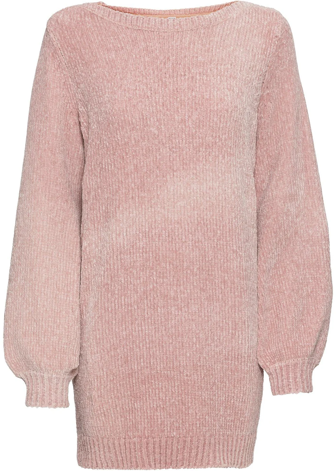 Pull long en maille chenille