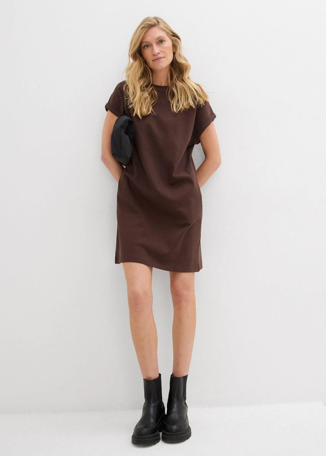 Robe courte en interlock épais - 2