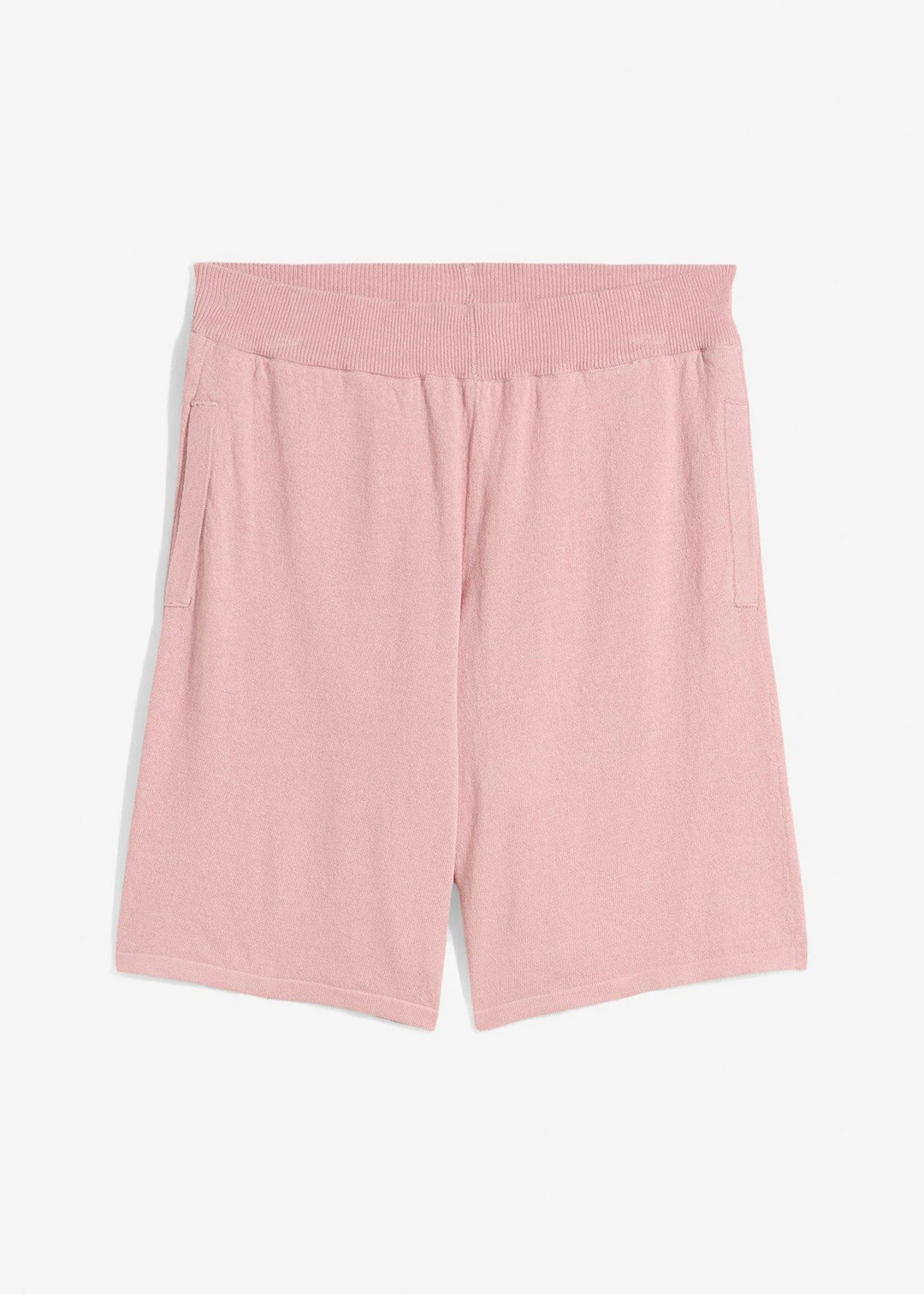 Short en fine maille avec taille élastiquée