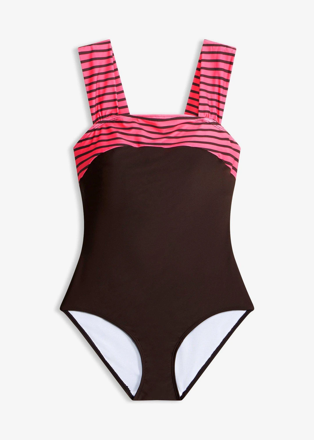Maillot 1 pièce sculptant à bretelles larges, maintien modéré