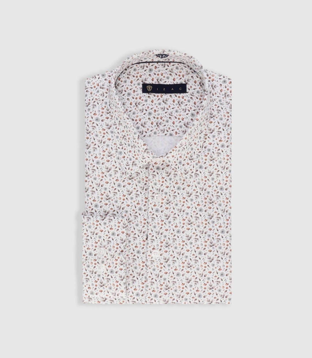 IZAC - Chemise à imprimé floral blanc PEETER