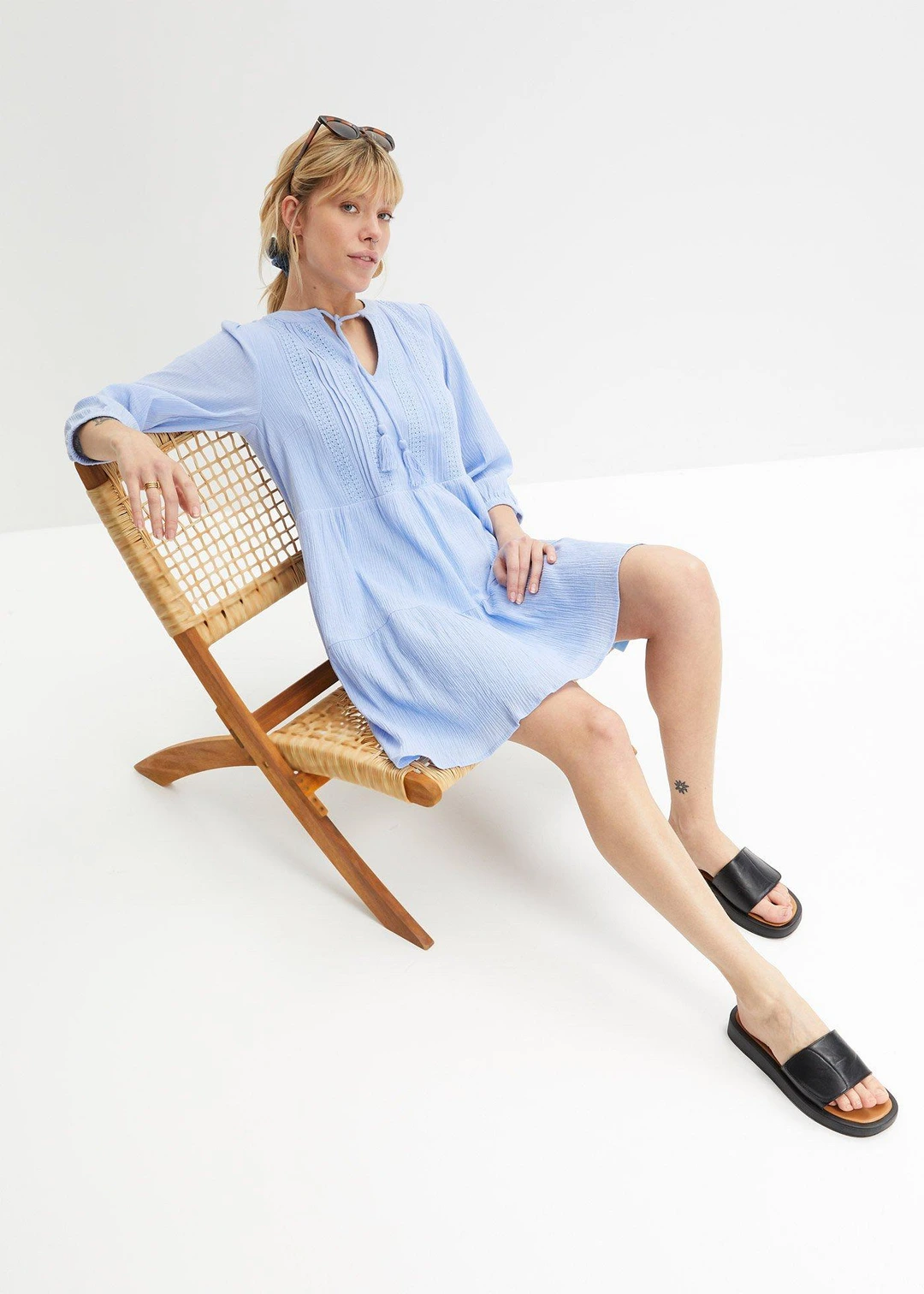 Robe-chemise 100% coton - 2