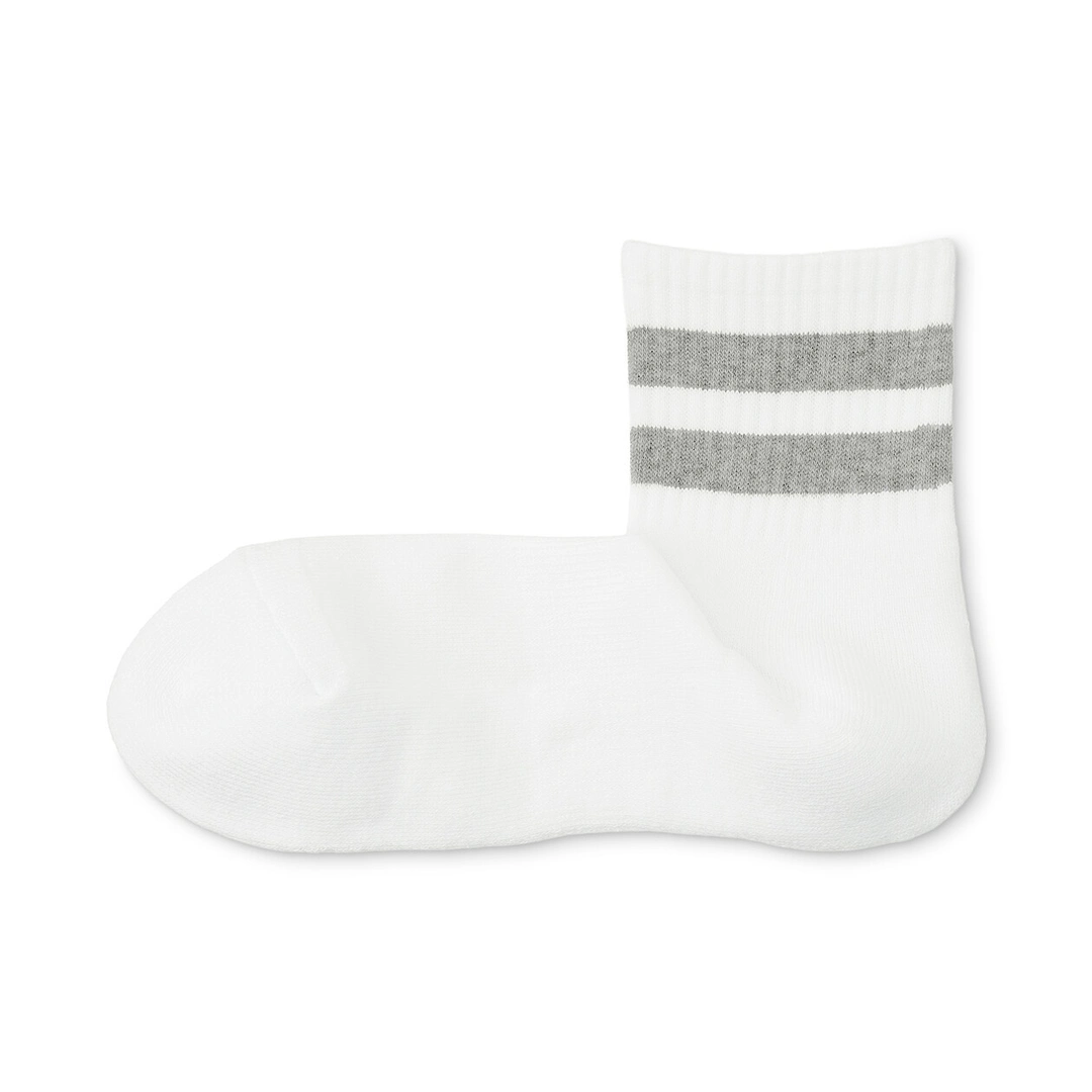 Chaussettes courtes doublées en peluche à angle droit pour homme
