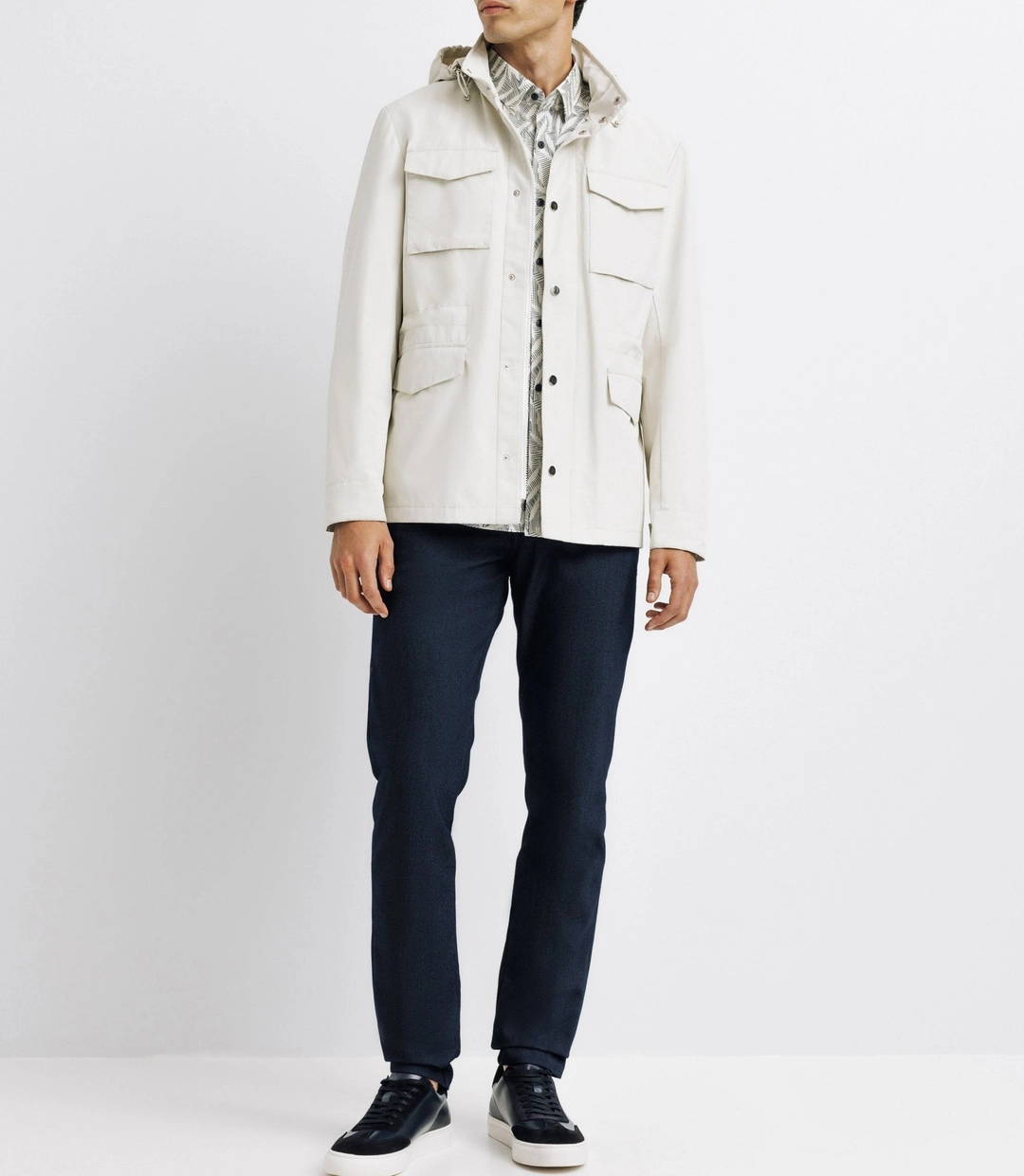 IZAC - Blouson parka technique écrue