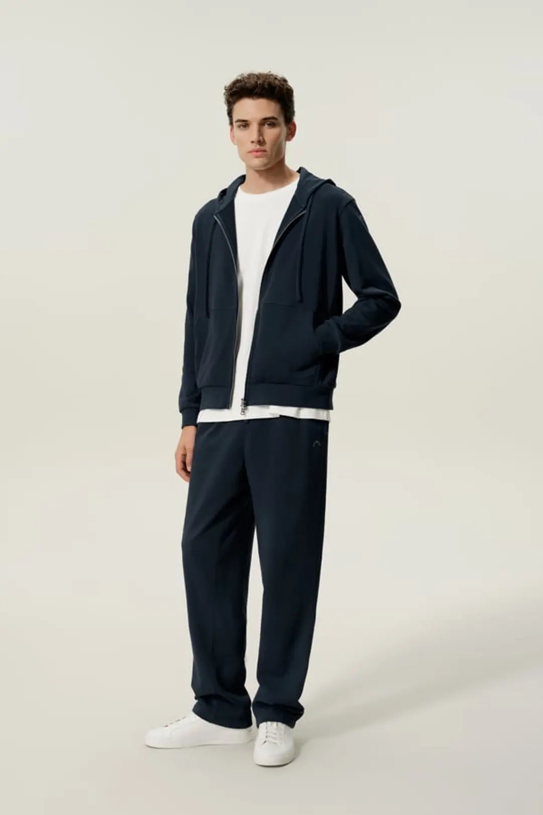 LILYSILK Pantalon de Jogging Homme en Soie Bouclée Confortable Coupe Droite Espresso M