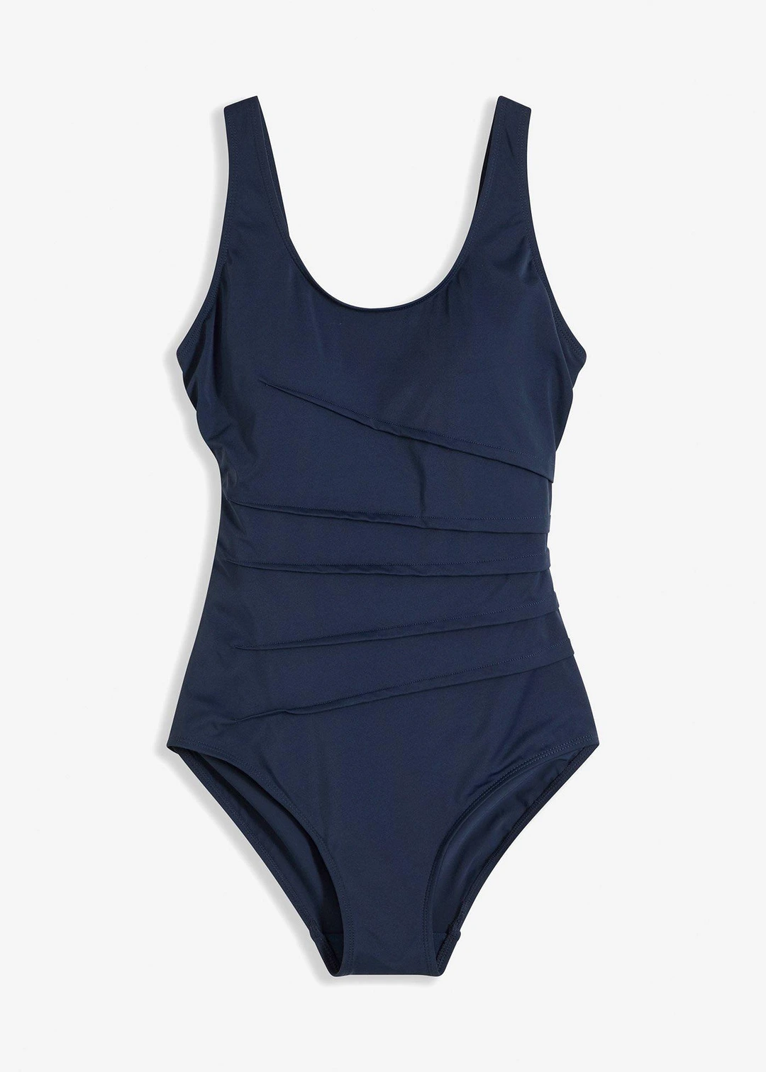 Maillot 1 pièce sculptant, maintien léger, avec plis décoratifs