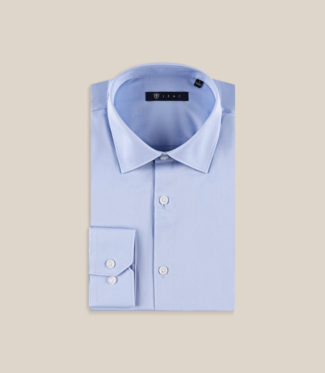 IZAC - Chemise ville slim ciel