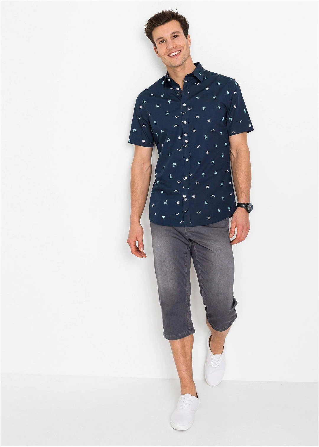 Chemise manches courtes 100% coton - 2