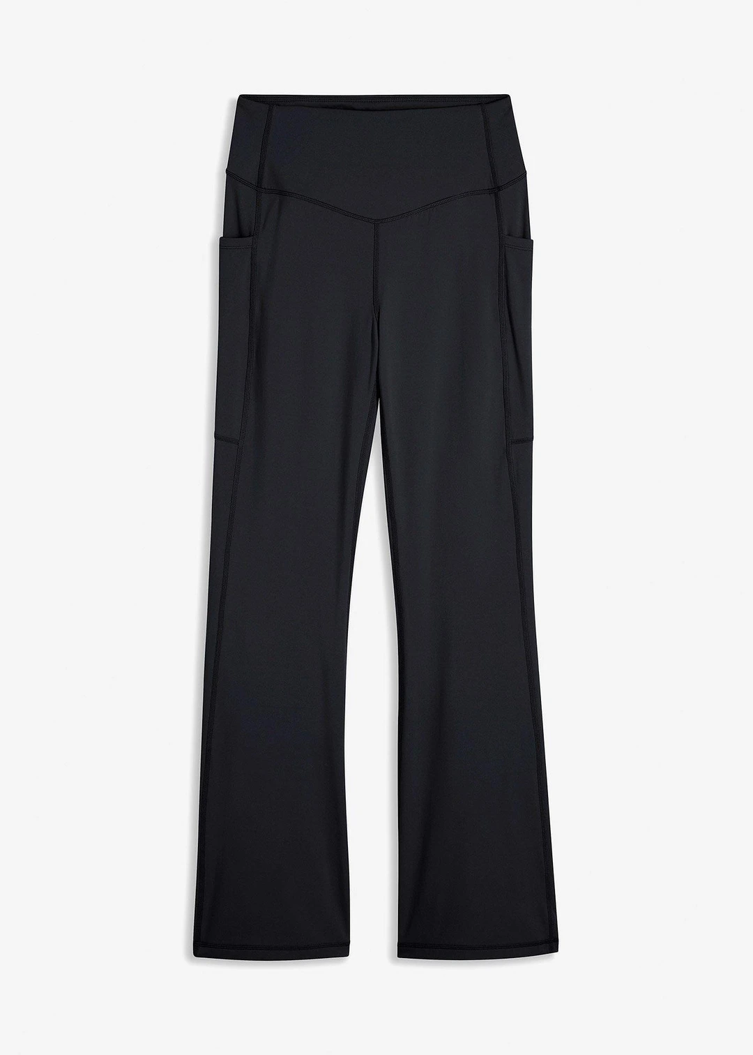 Legging de sport évasé et confortable avec poche portable, séchage rapide