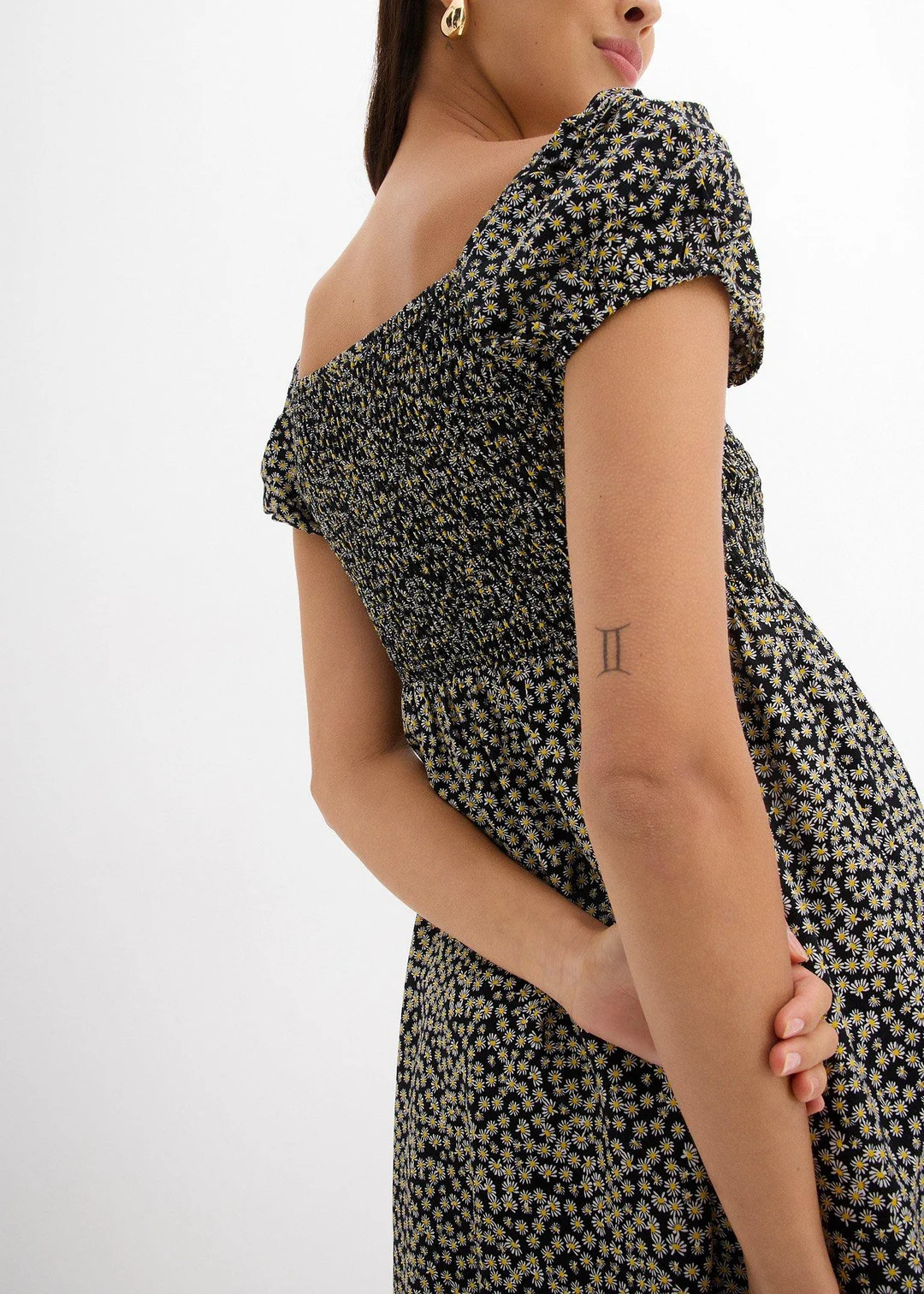 Robe courte en viscose fluide - 3