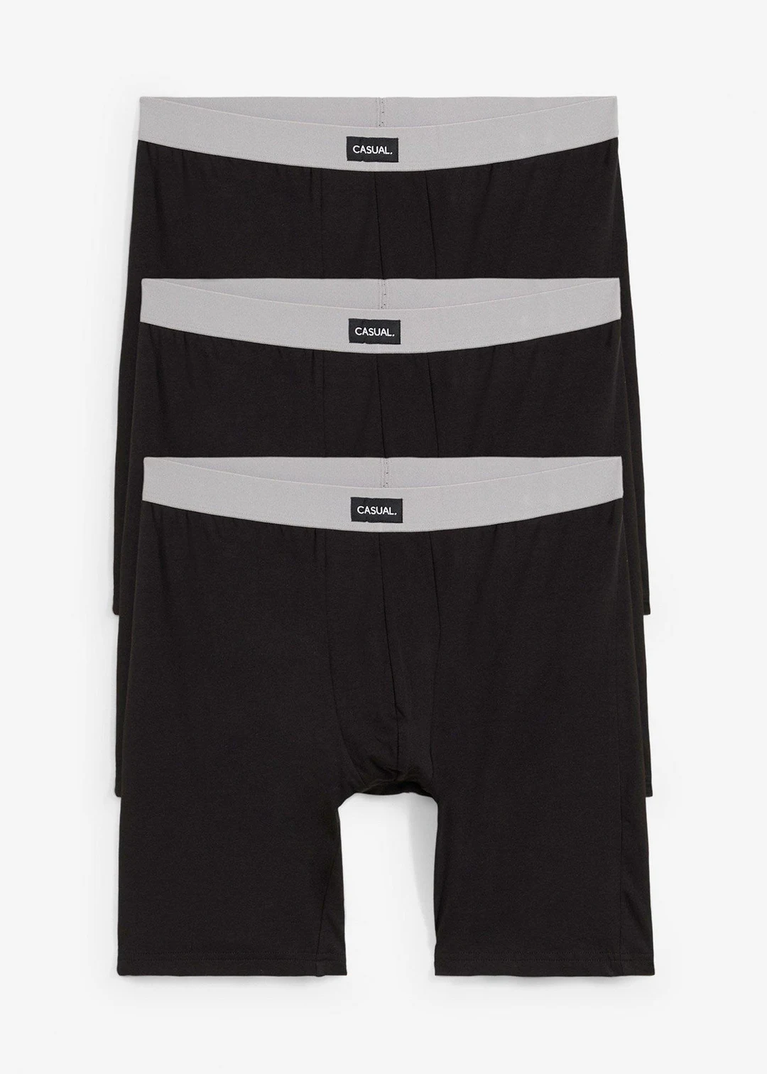 Lot de 3 boxers longs coton