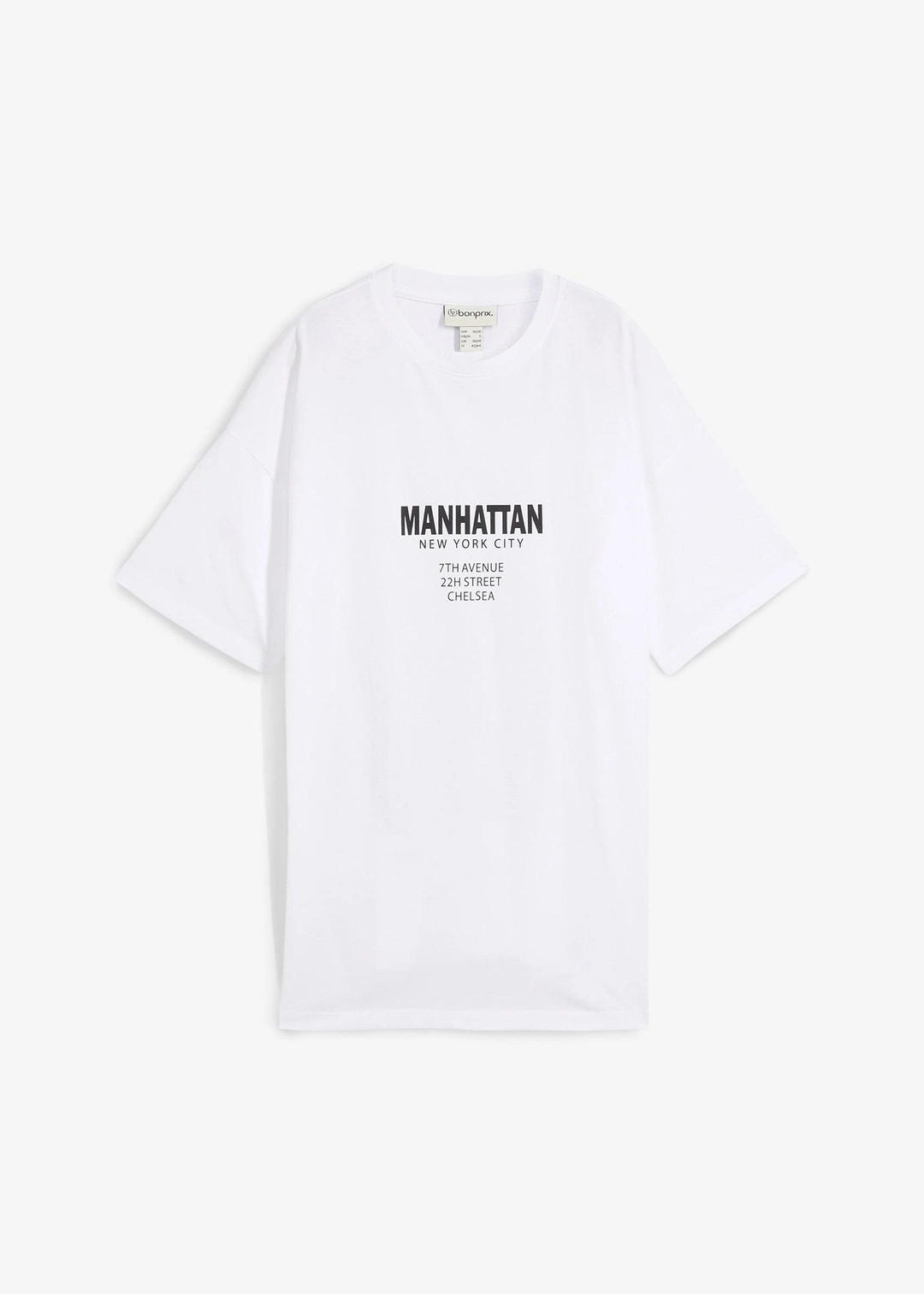 T-shirt oversize 100% coton