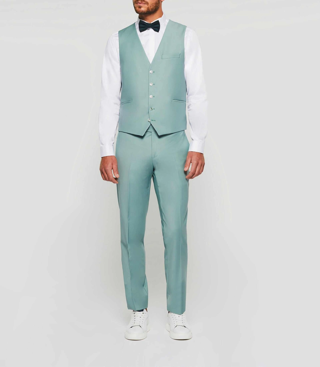 IZAC - Gilet de costume vert nil ''Jfavori''