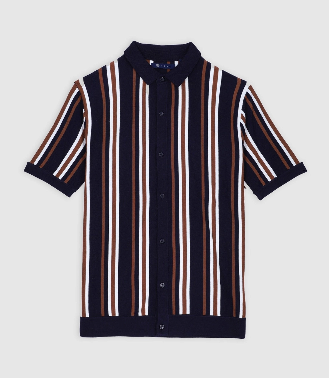 IZAC - Polo en maille marine