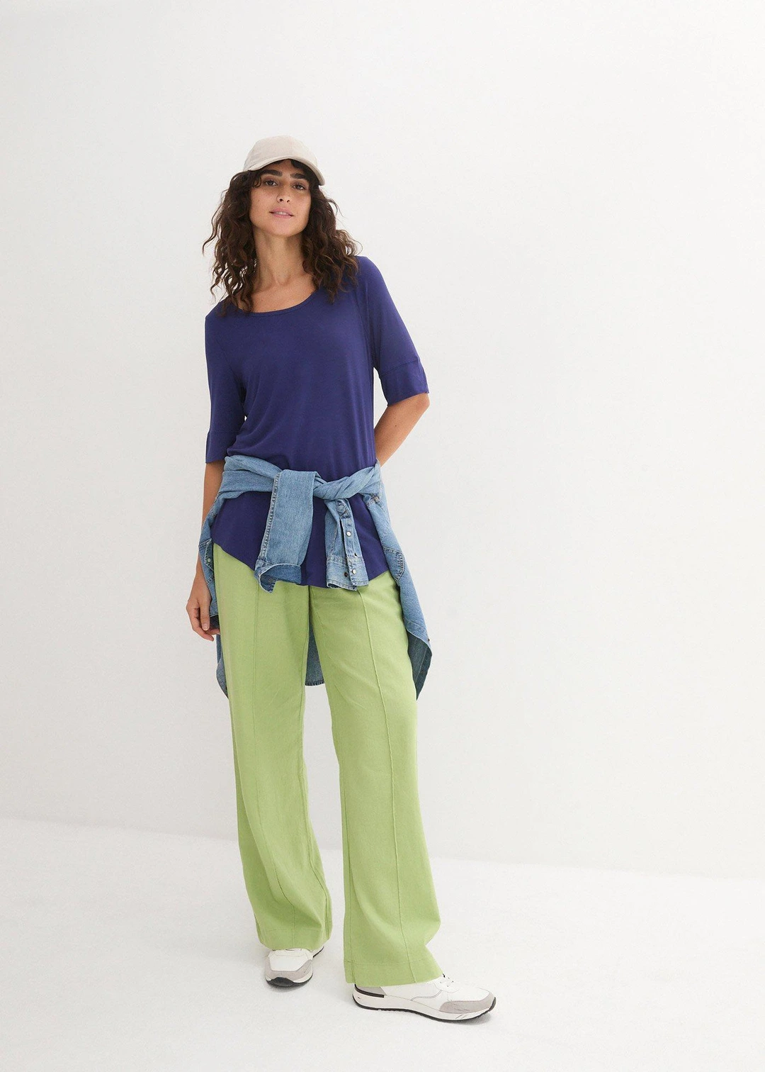 T-shirt long et doux en viscose - 2