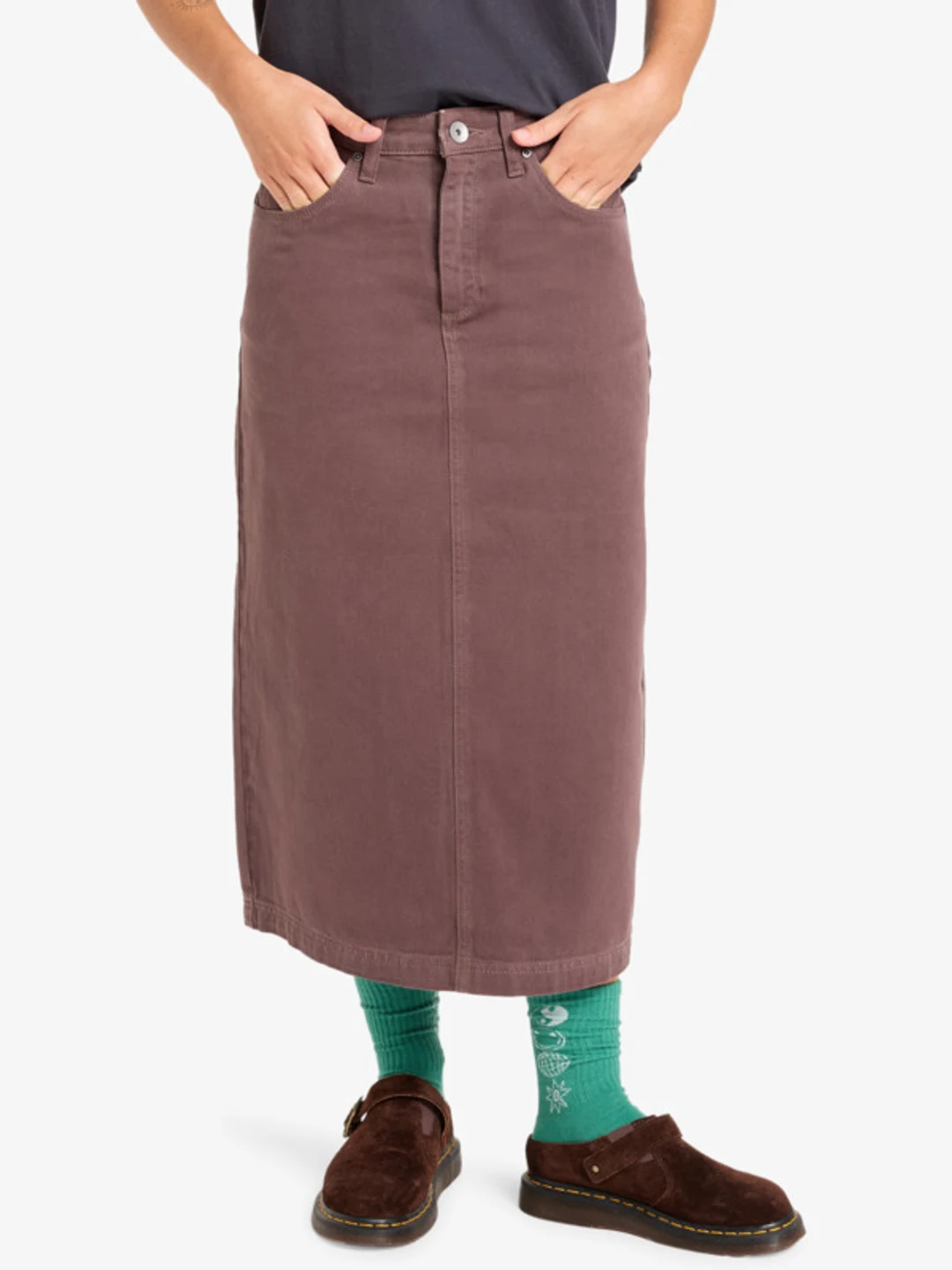 Mason - Jupe longue pour Femme Vert