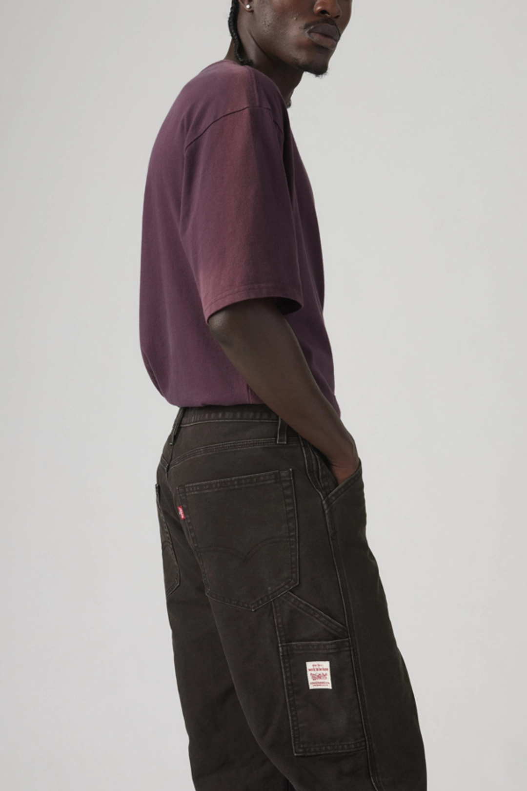 Levi's Jean 568 Loose Straight Carpenter - Homme - Bleu / Medium Indigo Stonewash - 38X34 - 2