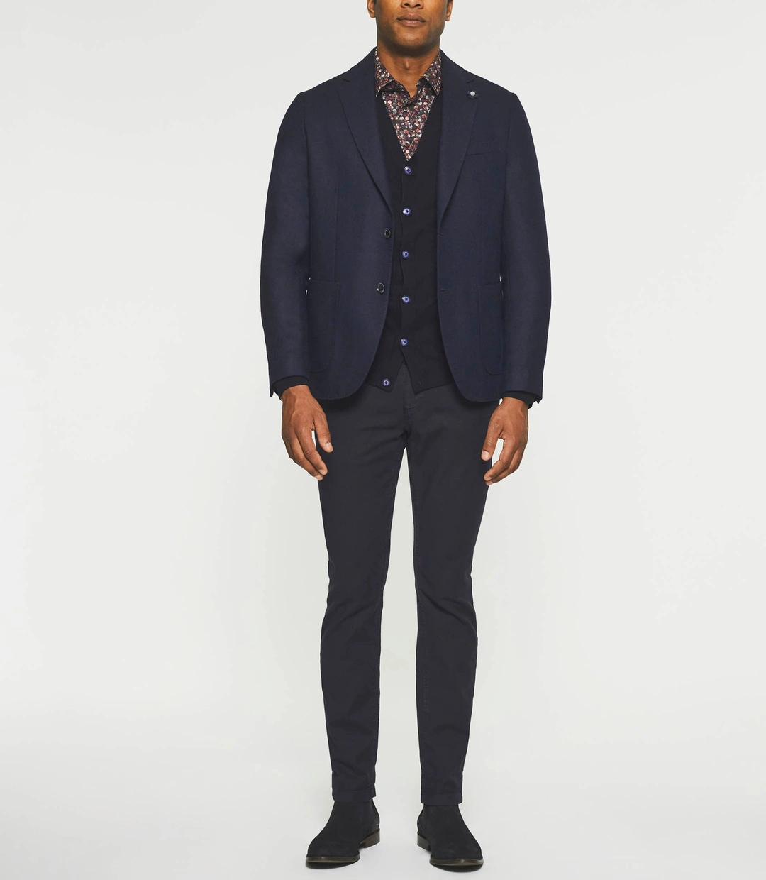 IZAC - Veste à deux boutons marine DOLCE
