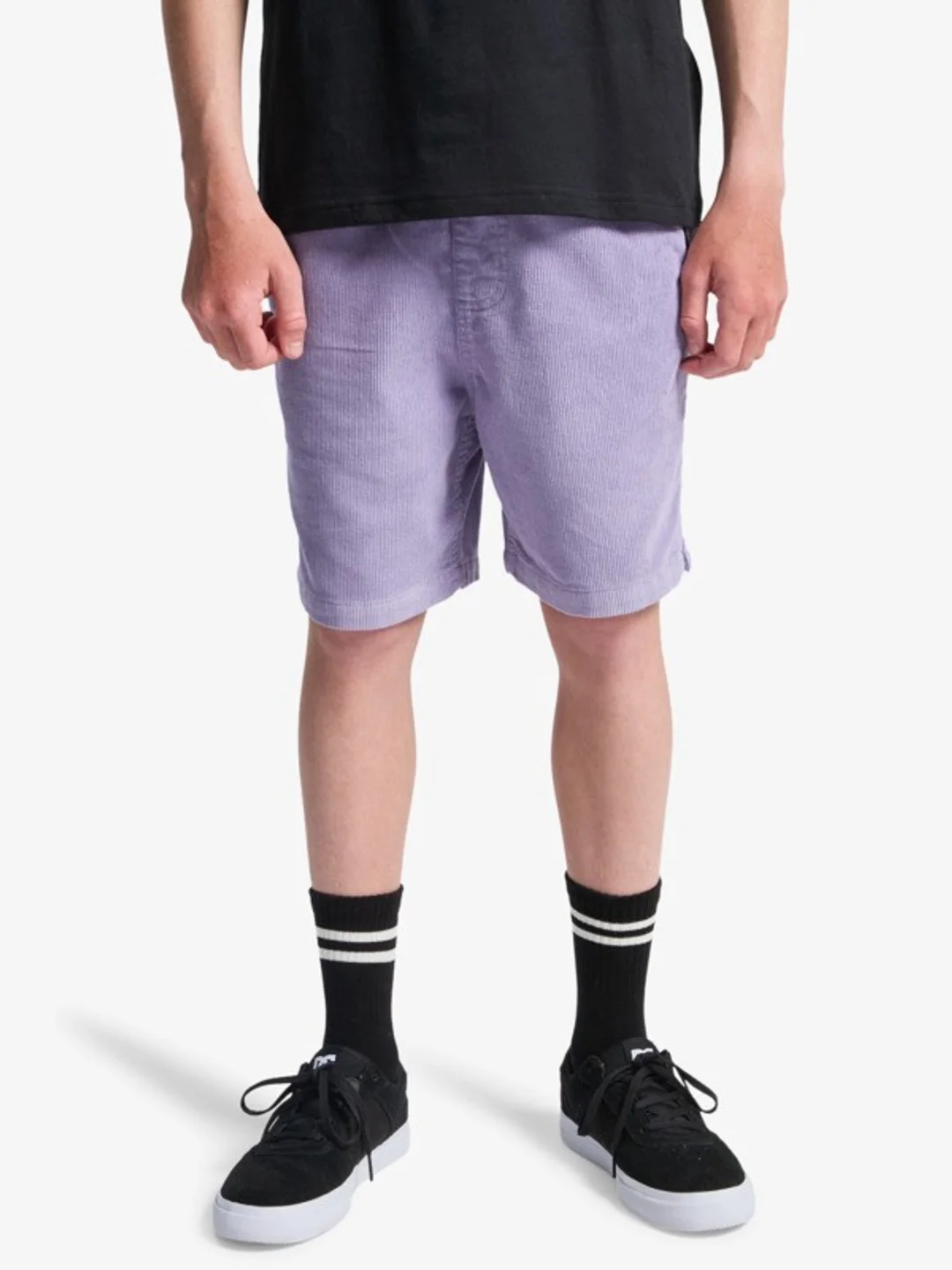 Taxer - Short à taille élastique pour Garçon 8-16 Marron