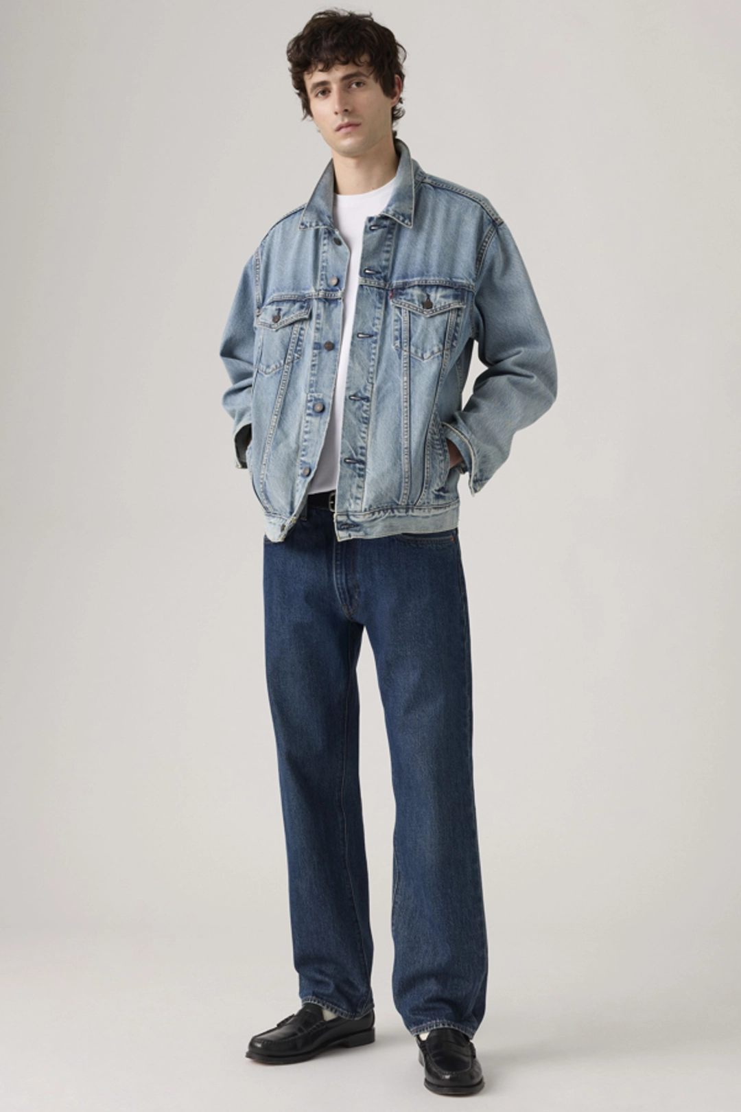 Levi's Jean 555 Relaxed Straight - Homme - Bleu / Welcome To The Game - 40X32