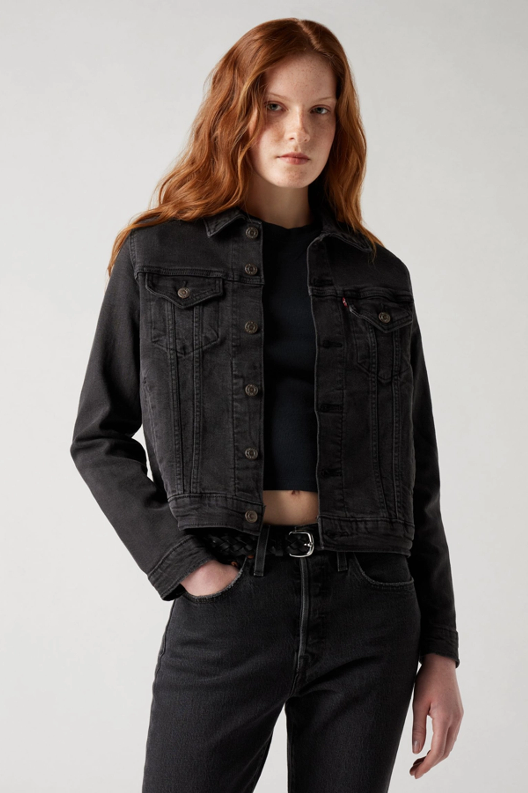 Levi's Veste Trucker Original - Femme - Blanc / Blank Impact - L