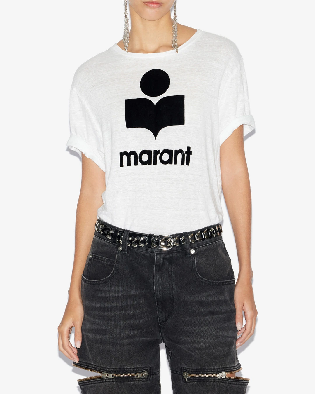 T-shirt Zewel - Femme - Noir - Taille L - Marant Étoile - 5