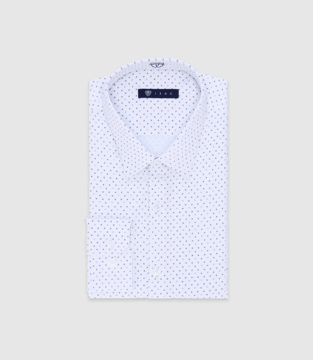IZAC - Chemise avec motifs blanche