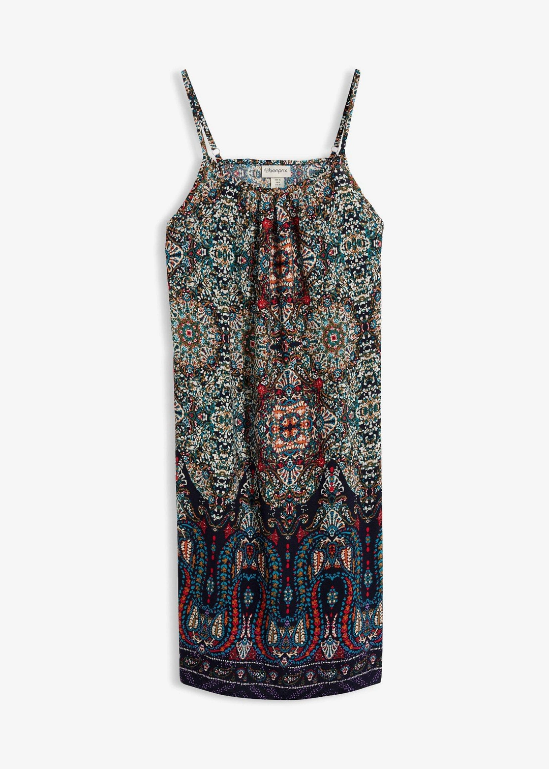 Robe à bretelles en viscose fluide