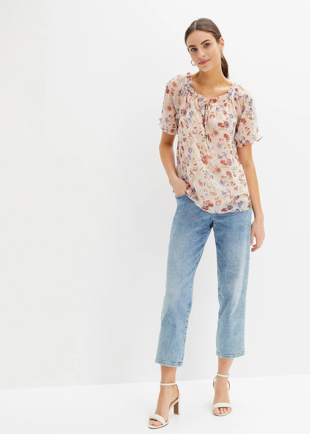 Blouse à encolure Bardot - 2