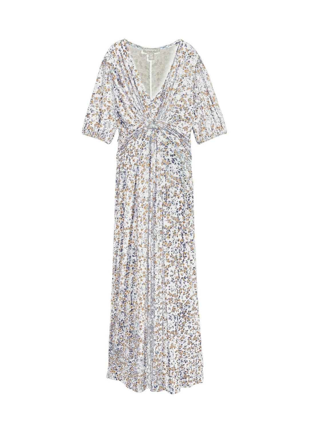 Robe longue de grossesse et d'allaitement en jersey