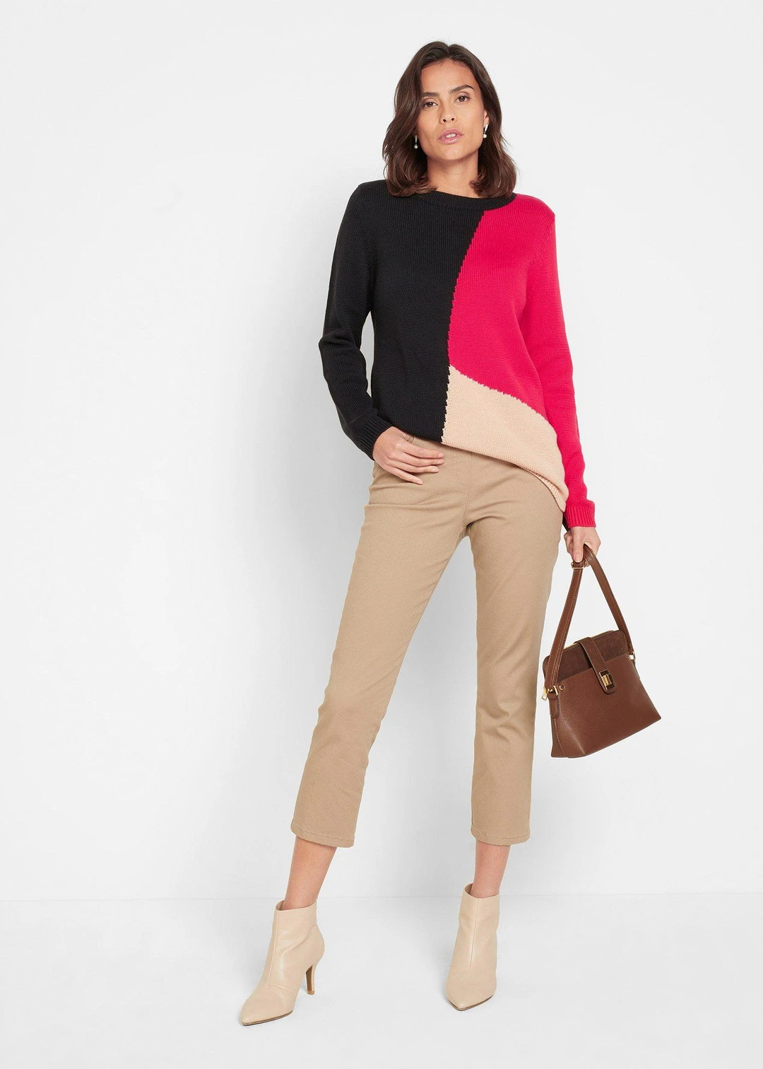 Pantalon 7/8 à taille élastiquée - 2