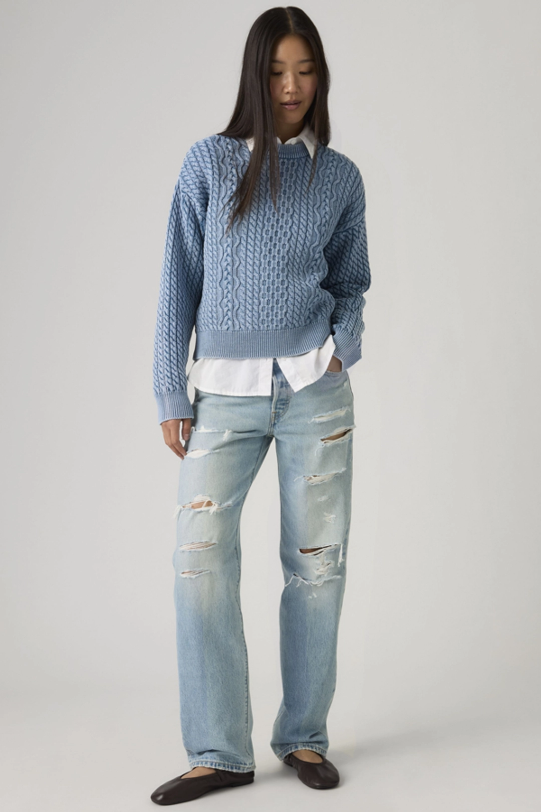 Levi's Jean 501 '90s - Femme - Bleu / Western Crystal - 31X30