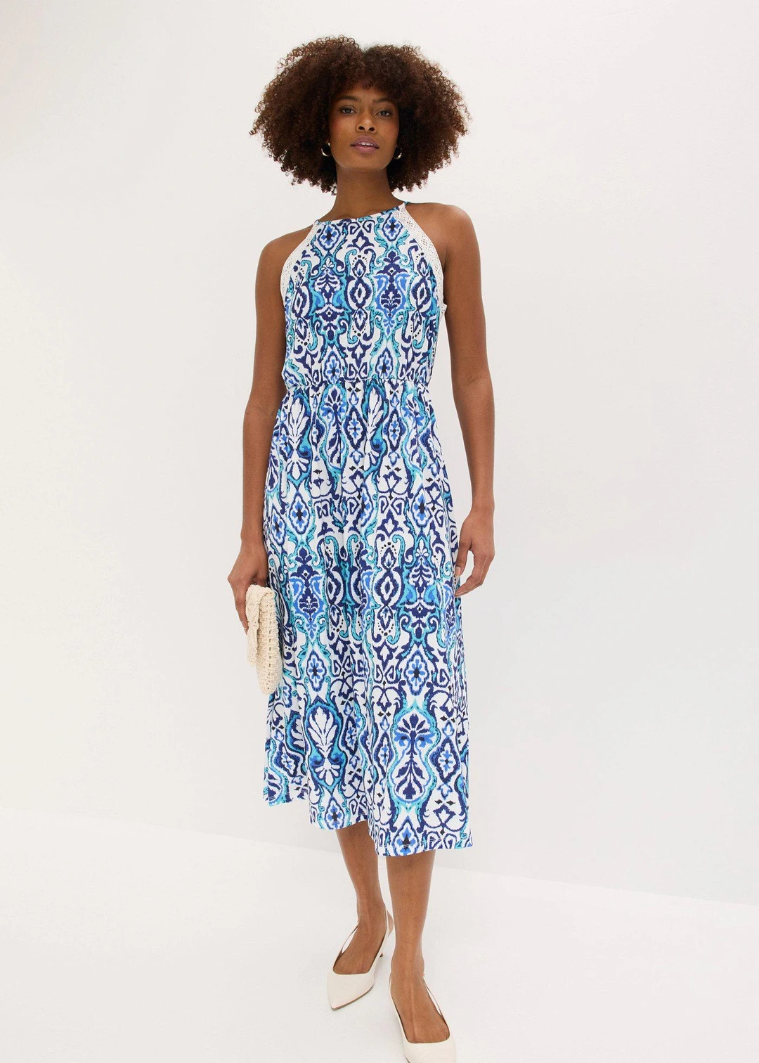 Robe midi à dentelle - 2