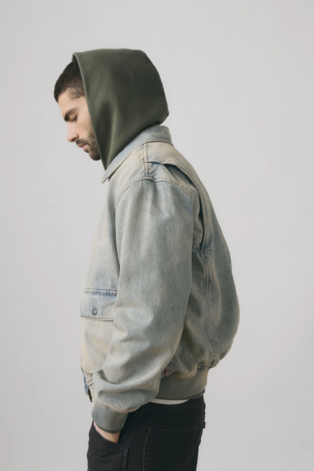 Levi's Veste Cortland - Homme - Bleu / Sky Captain - 2XL - 2