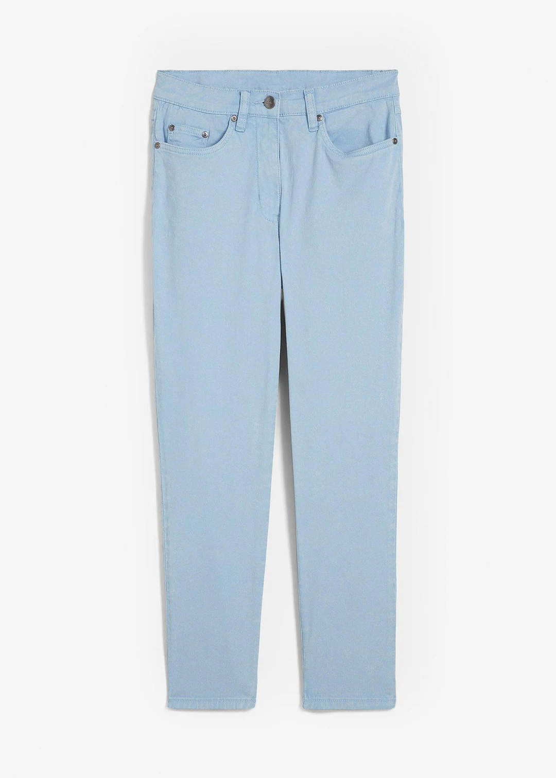 Pantalon twill raccourci look used