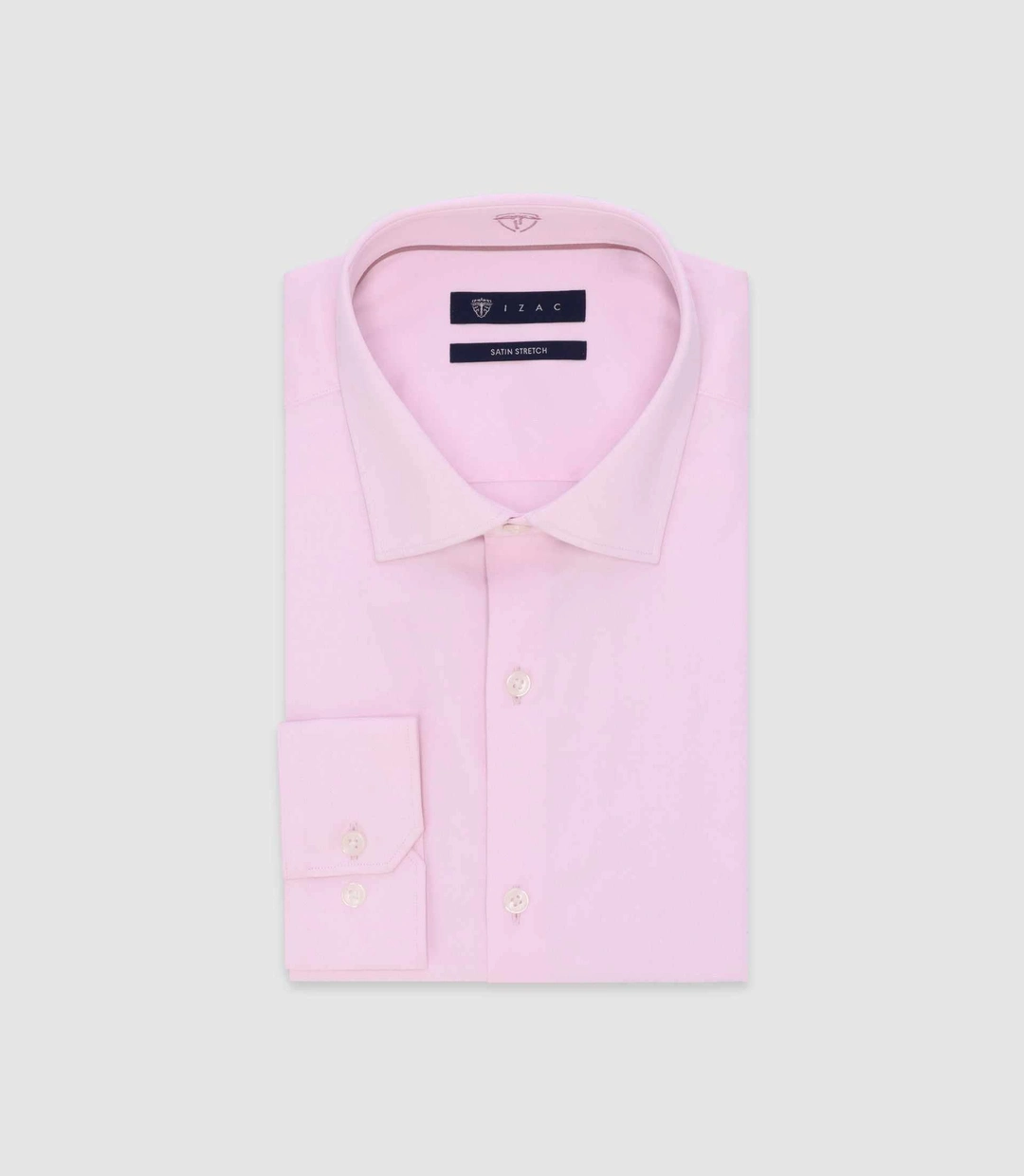 IZAC - Chemise slim rose