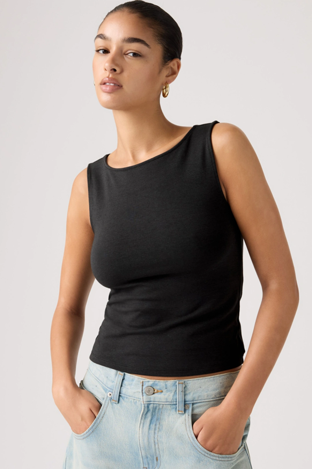 Levi's Haut Encolure Bateau Blair - Femme - Blanc / Bright White - XS