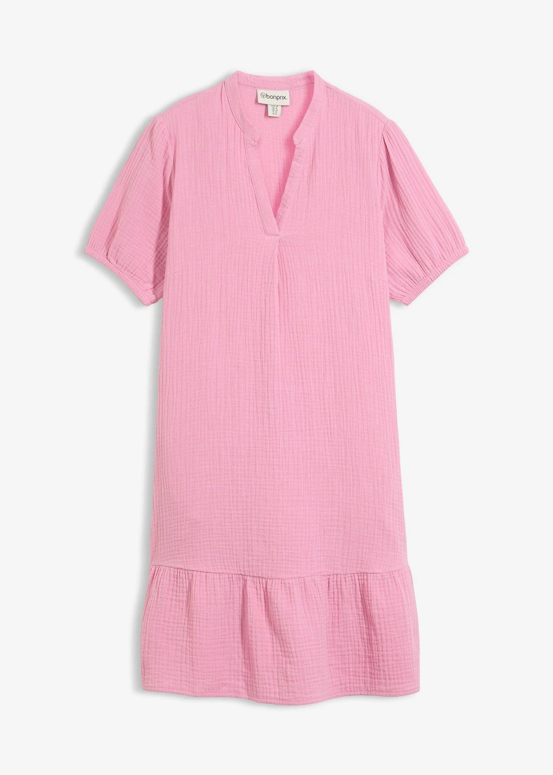 Robe courte en gaze de coton