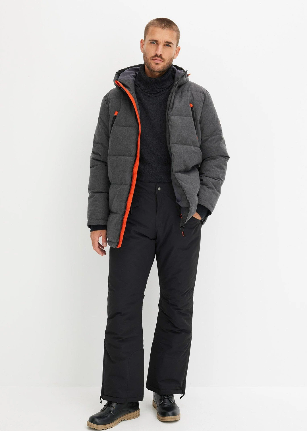 Pantalon chaud et imperméable à bretelles