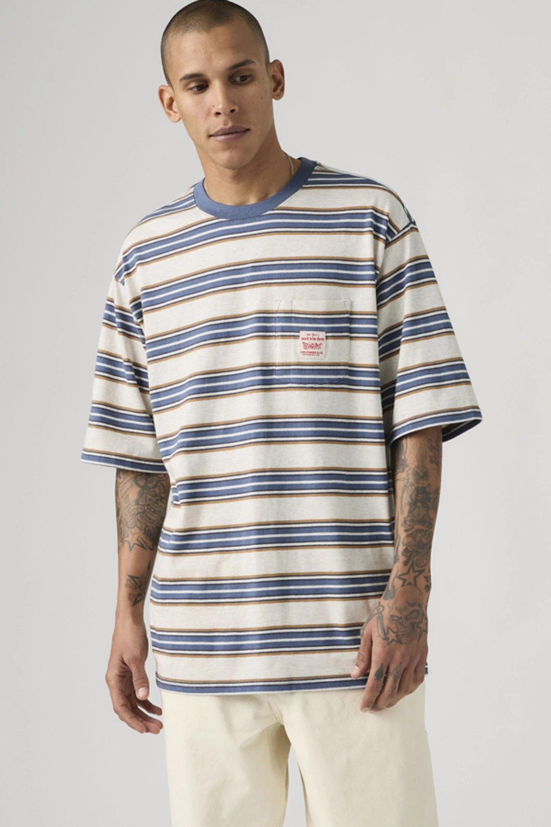 Levi's T Shirt Workwear - Homme - Blanc / Bright White - 2XL