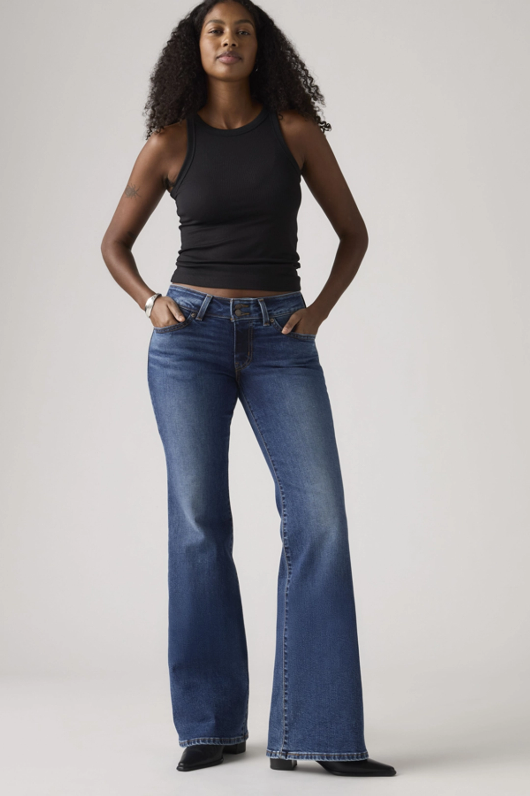 Levi's Jean Superlow Flare - Femme - Bleu / The Big Idea - 33X32