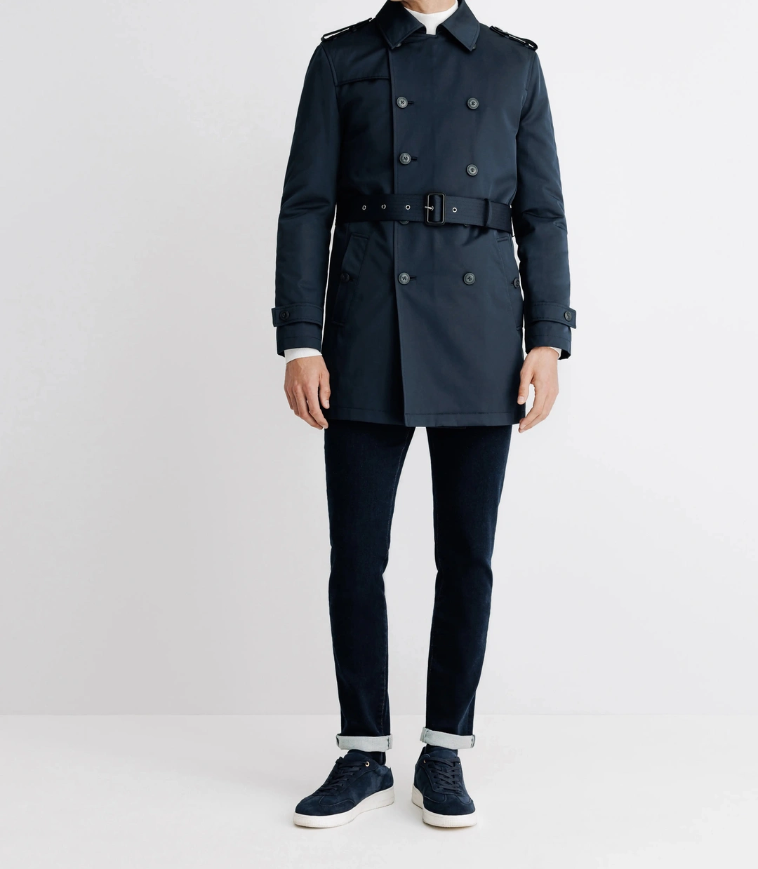 IZAC - Manteau trench marine