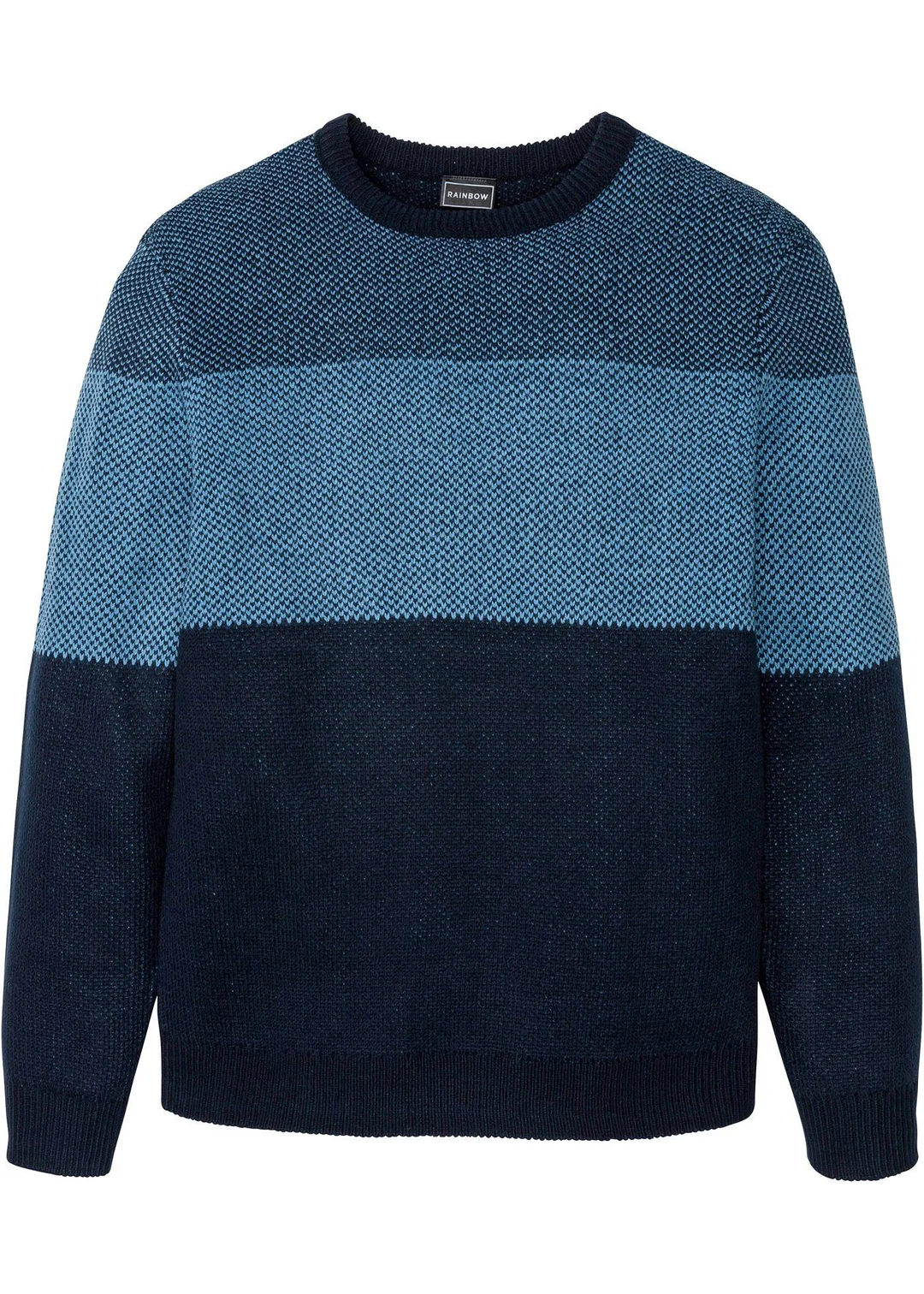 Pull col rond style color block