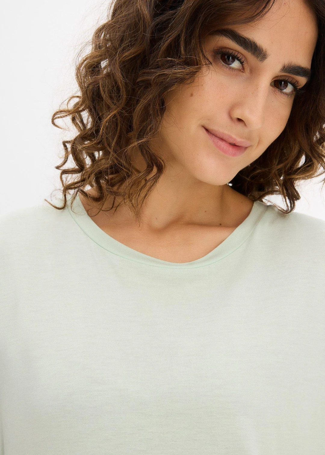 T-shirt long en viscose douce - 3