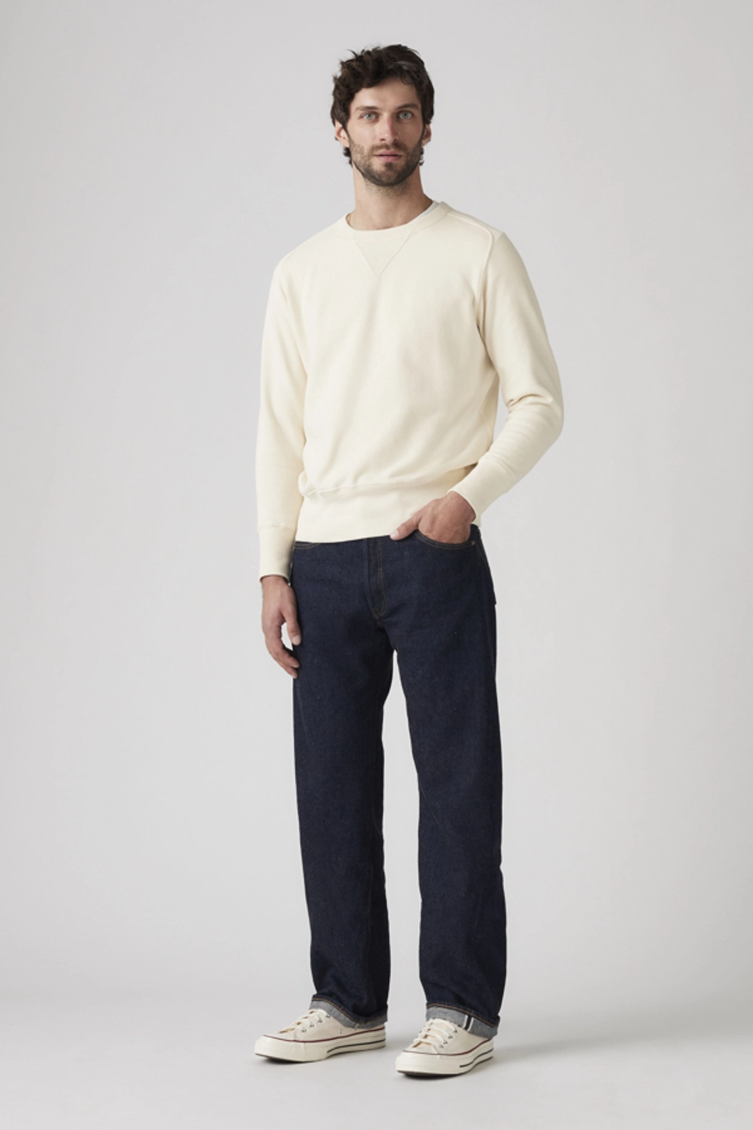 Levi's Vintage Clothing Jean 501 1955 - Homme - Bleu / Organic Rigid 1955 - 38X34