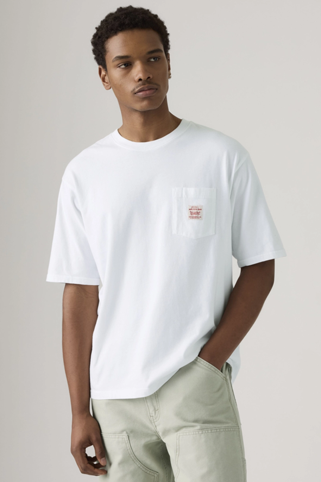 Levi's T Shirt Workwear - Homme - Blanc / Bright White - 2XL