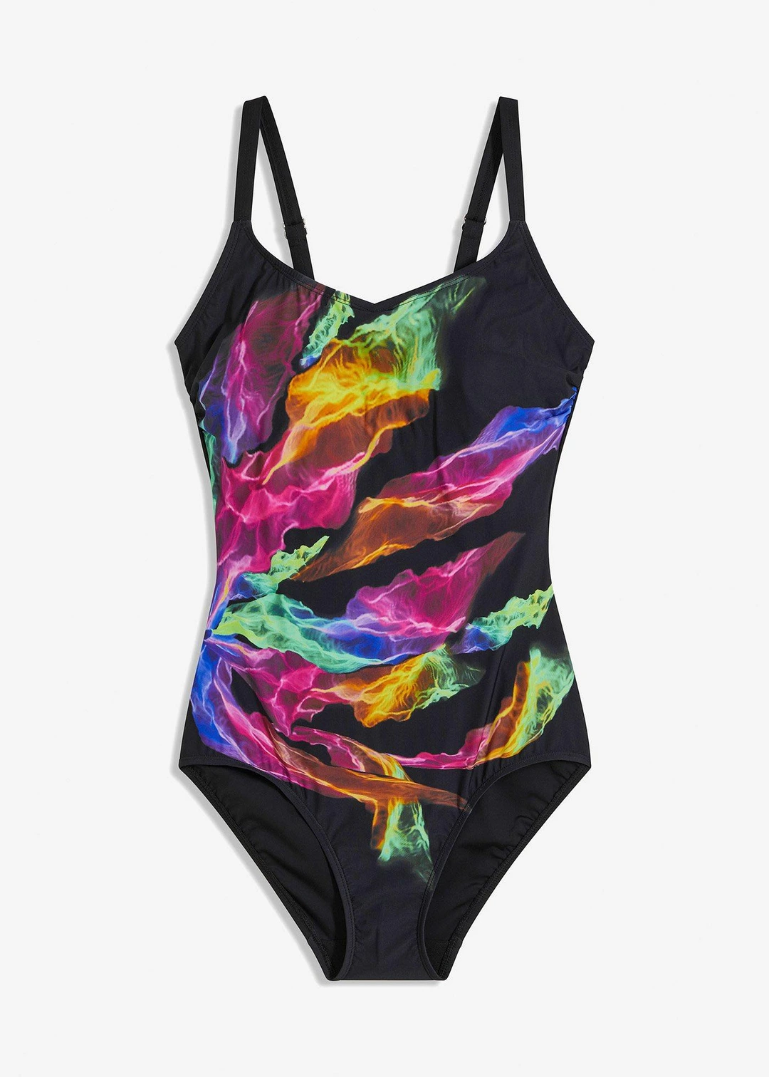 Maillot 1 pièce sculptant, maintien léger, col V