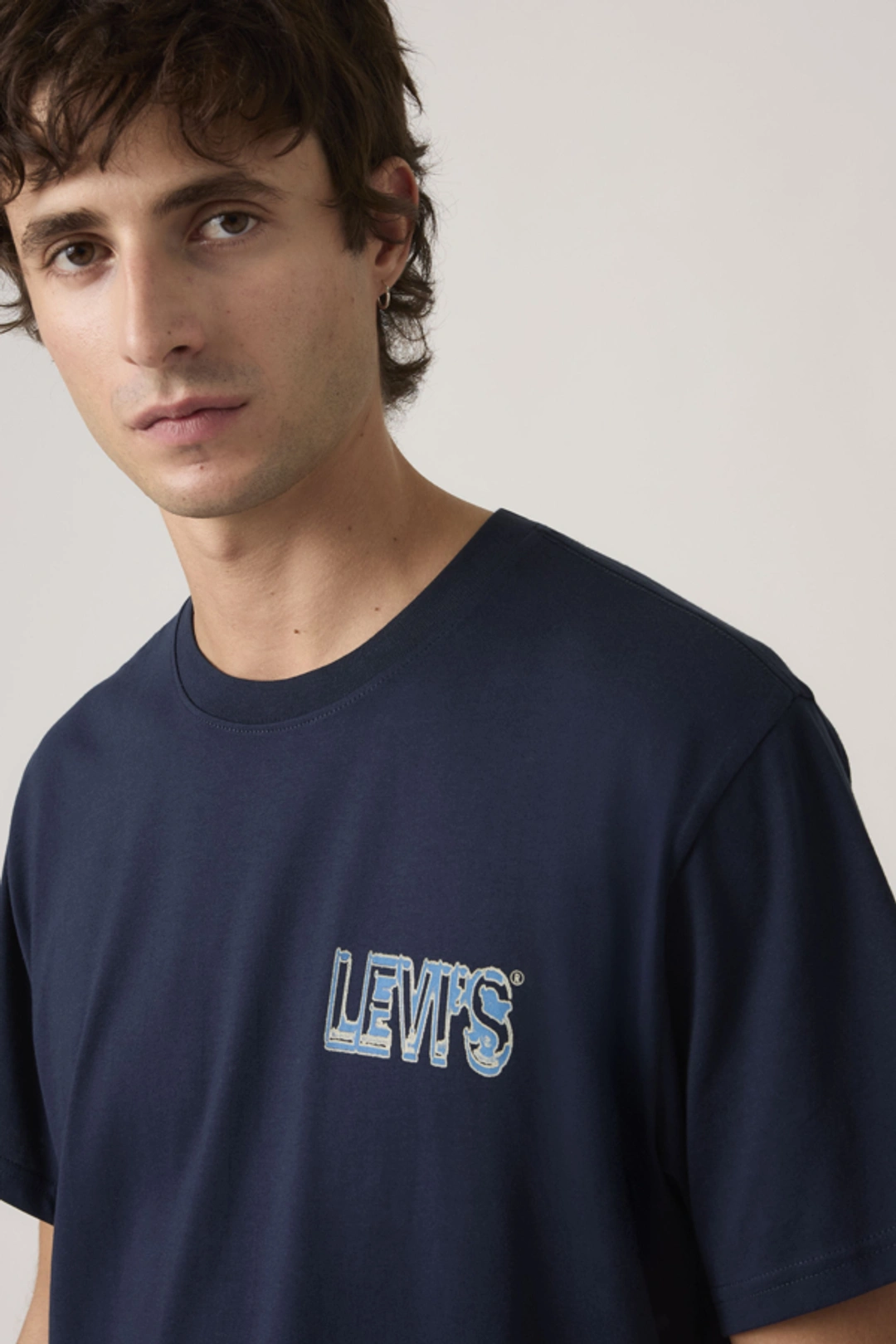 Levi's T Shirt Graphique Relaxed - Homme - Noir / Jet Black - 2XL - 2